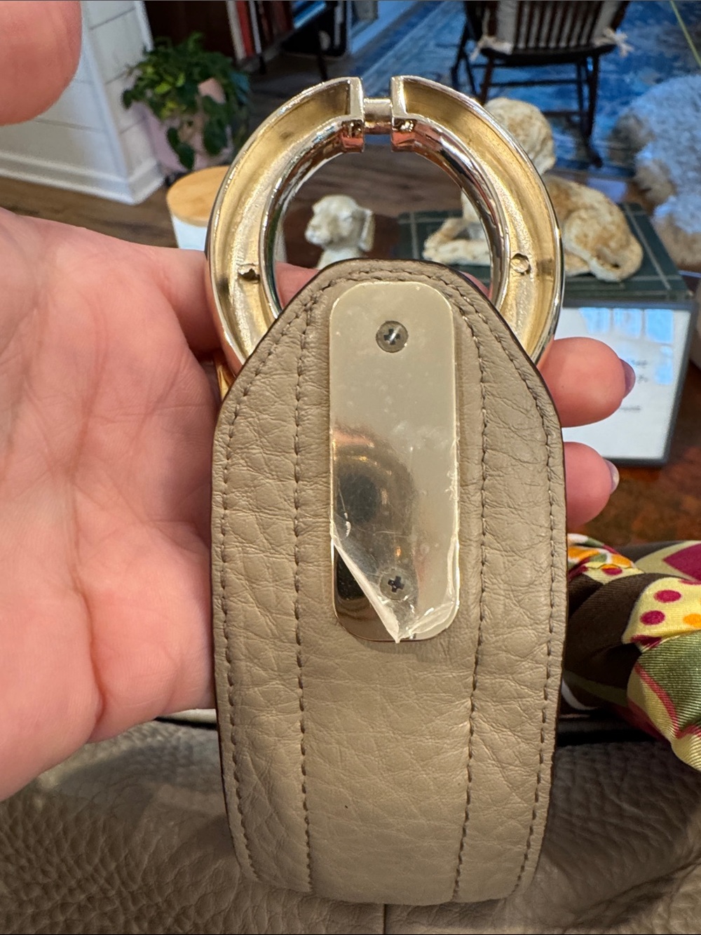 Diane von Furstenberg (DVF) "Sutra" Hobo Bag in taupe - Picture 14 of 16